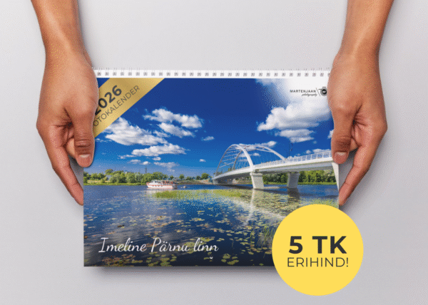 ERIHIND 5 tk - fotokalender 2026 "Imeline Pärnu linn"