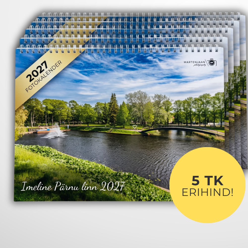 ERIHIND 5 tk - Fotokalender 2027 "Imeline Pärnu linn"