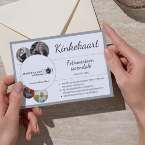 E-kinkekaart: Fotosessioon iseendale